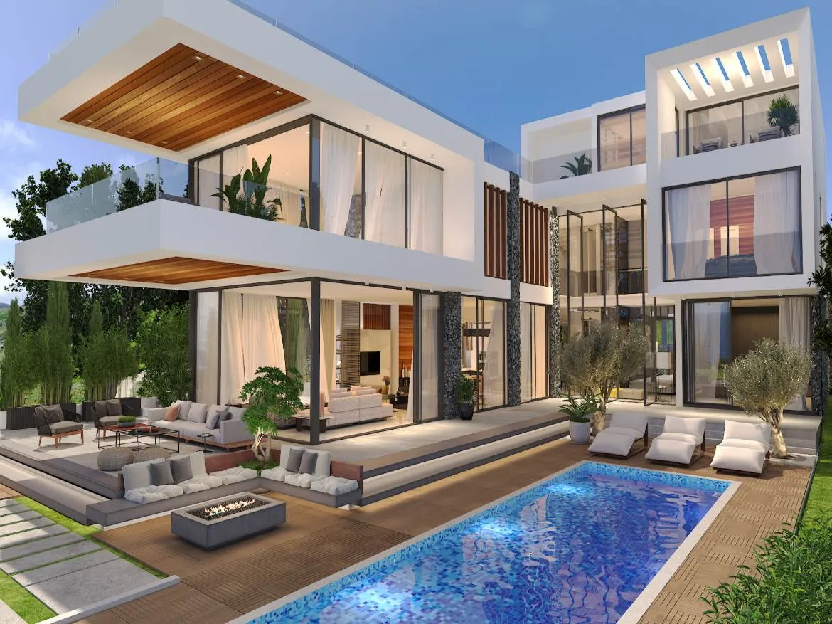 Exceptional 7-Bedroom Seafront Villa in Kissonerga, Paphos